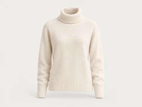 cream cashmere knit