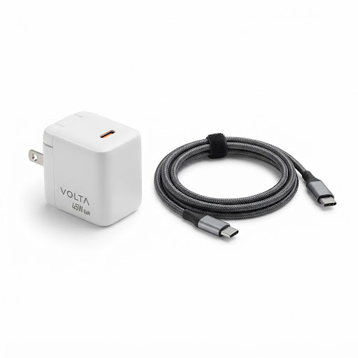45W GaN Fast Charger & Cable