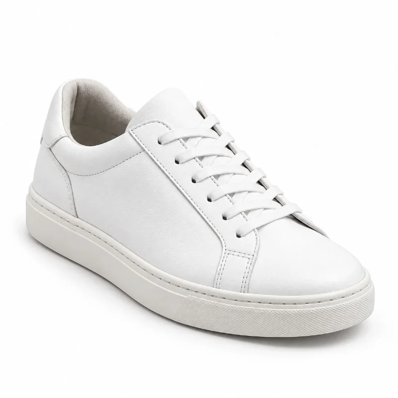 White leather sneaker