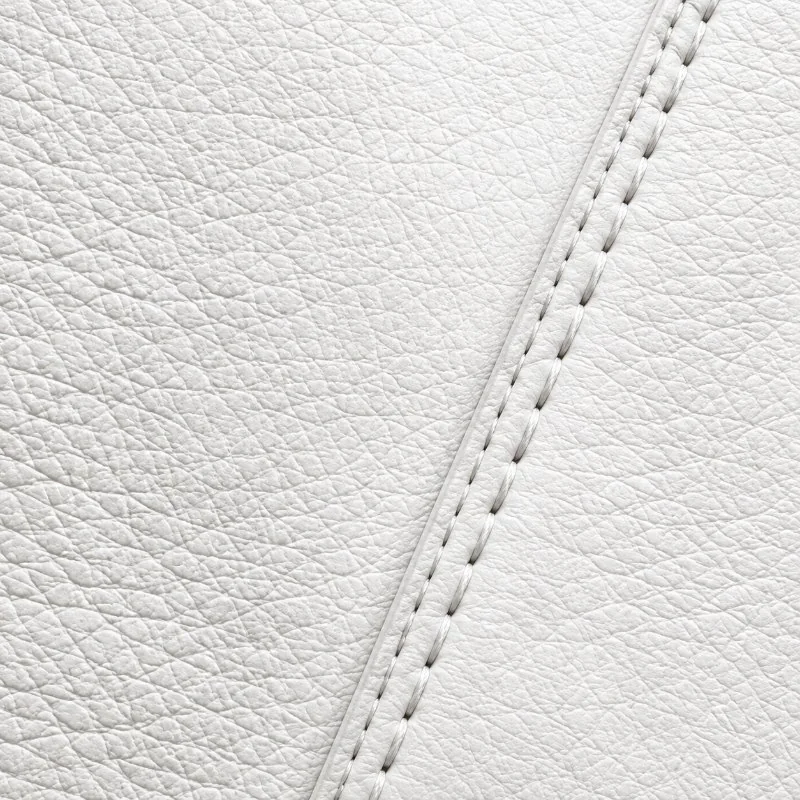 Leather stitching detail
